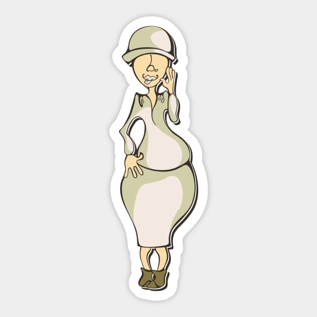 Funny girl Sticker by masha